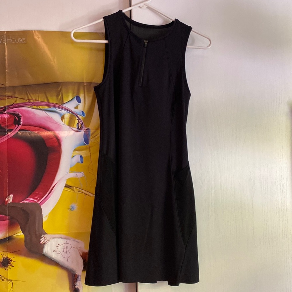 Black athleta tennis dress
